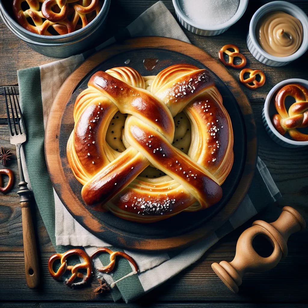 Glutenfreie Pfannekuchenbretzel