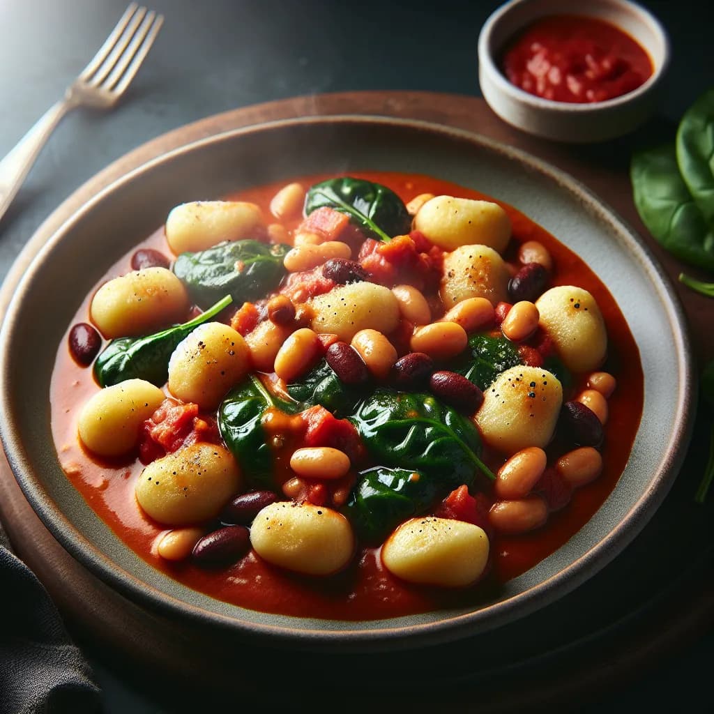 Gnocchi and Bean Stew