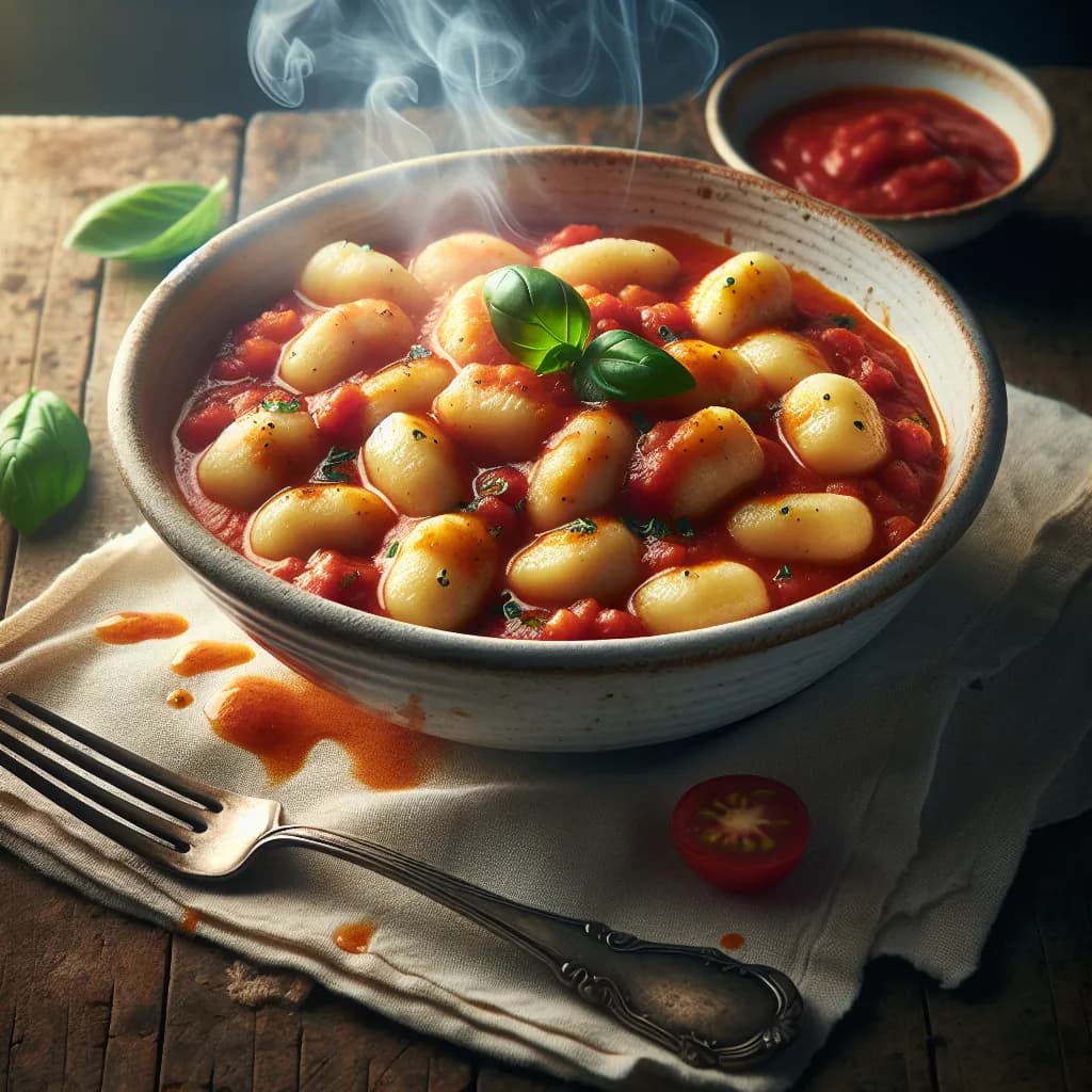 Gnocchi with Tomato Sauce