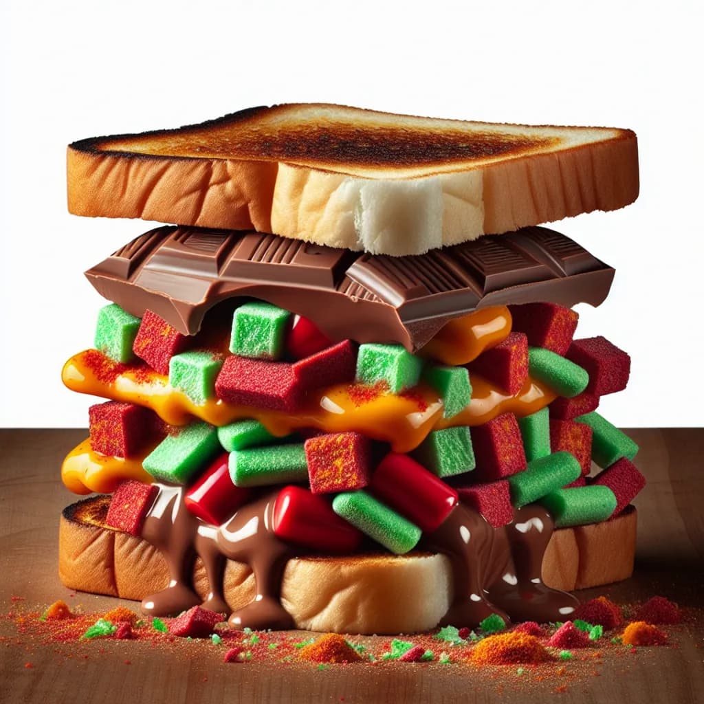 Gochizo Mentos and Chocolate Sandwich