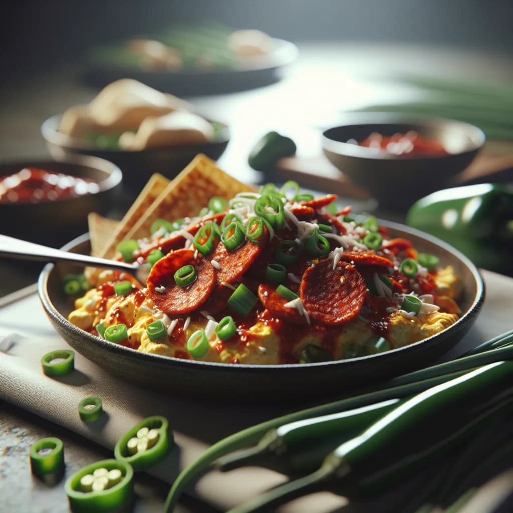 Gochujang Chorizo Scramble