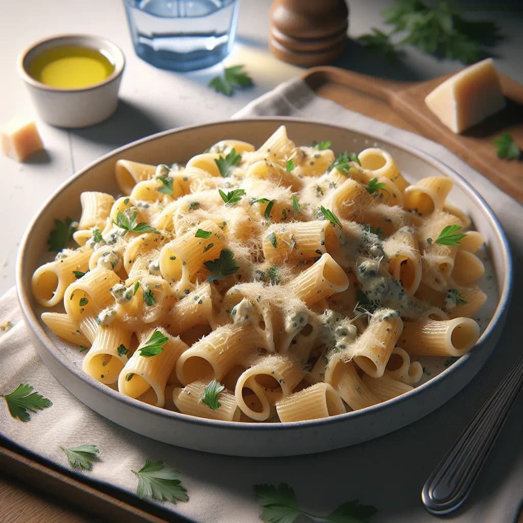 Gorgonzola-Parmesan Nudeln