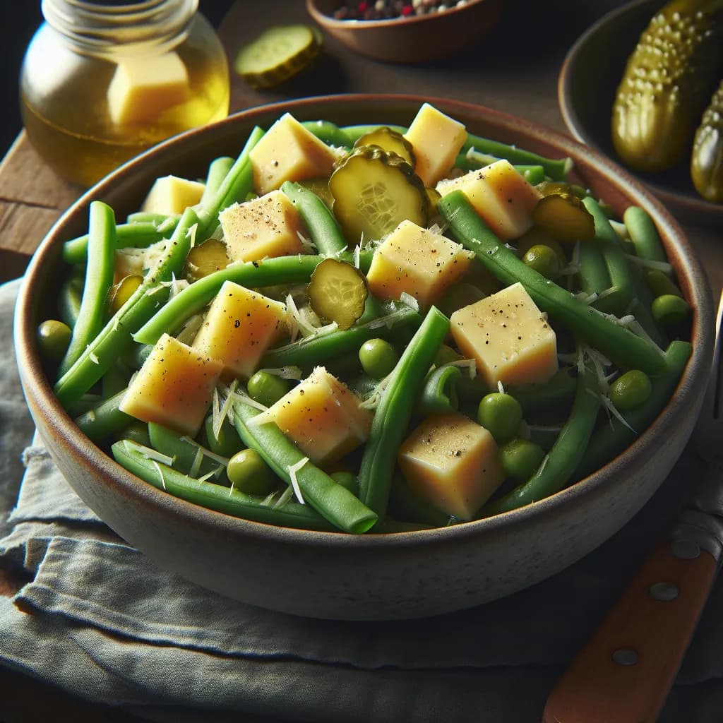 Grüne Bohnen Kartoffelsalat