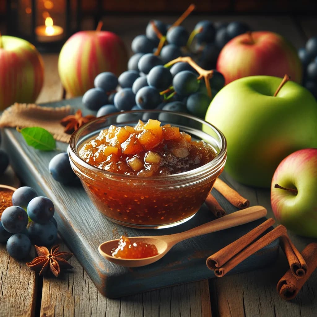 Gralaric Grape and Apple Chutney