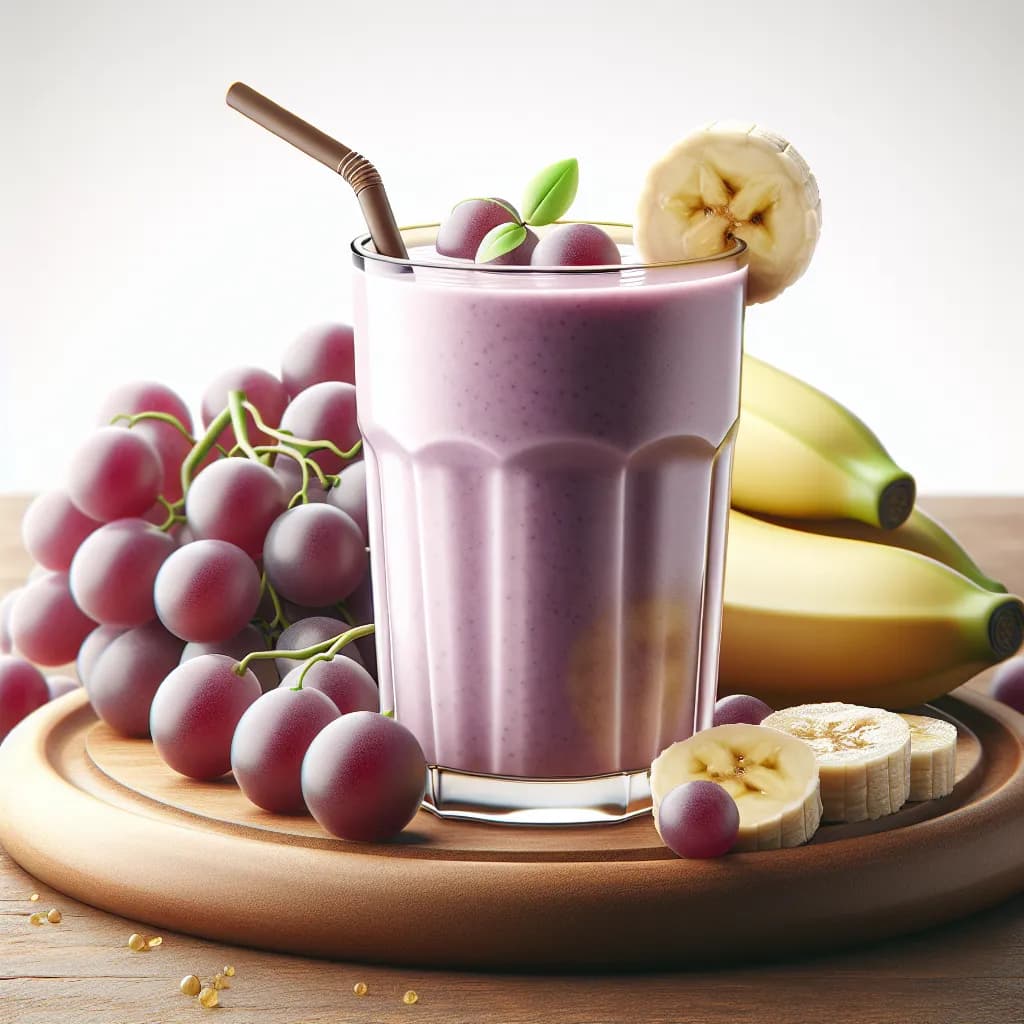 Grape and Banana Smoothie