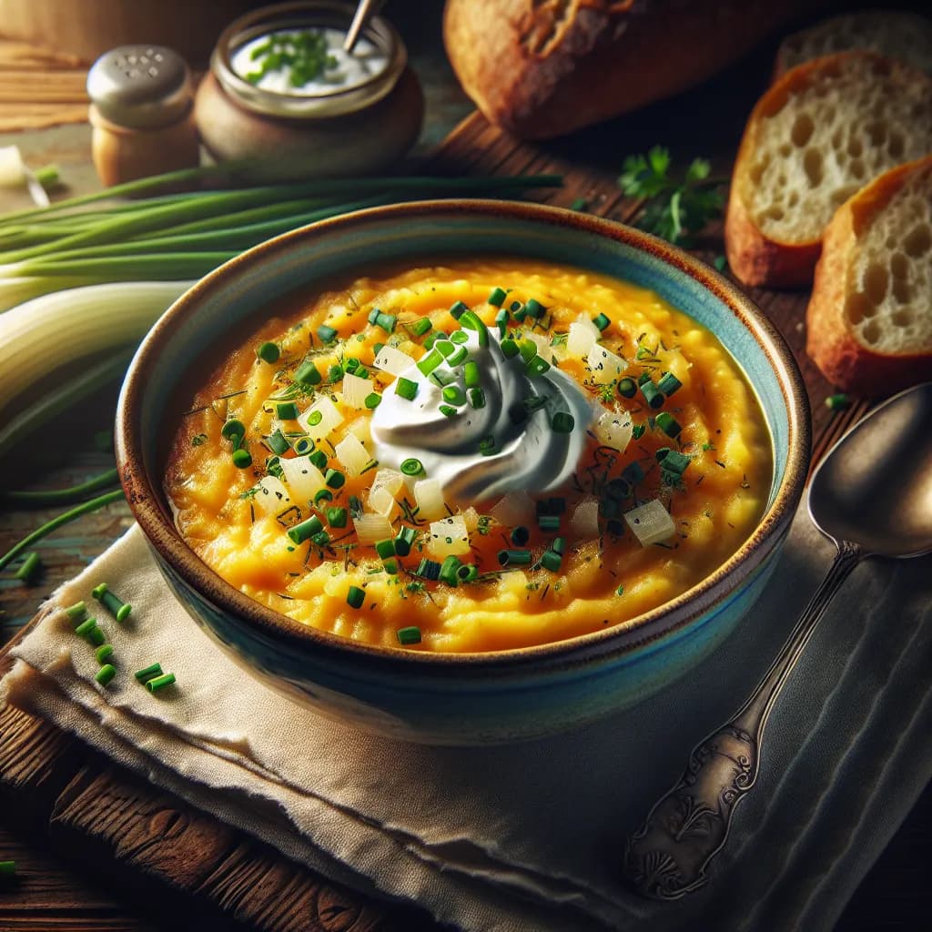 Grated Potato Soup
