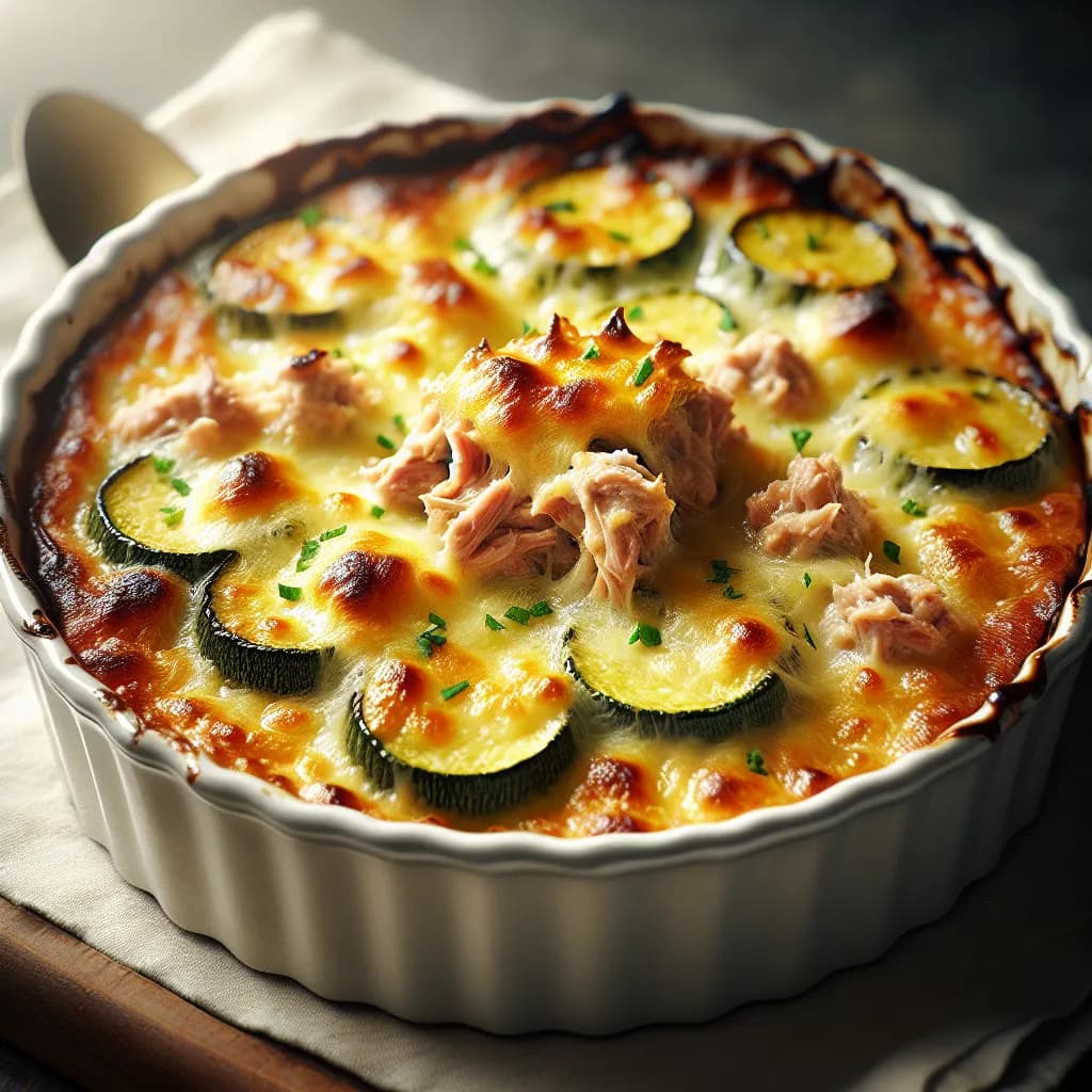 Gratin de Courgettes au Thon