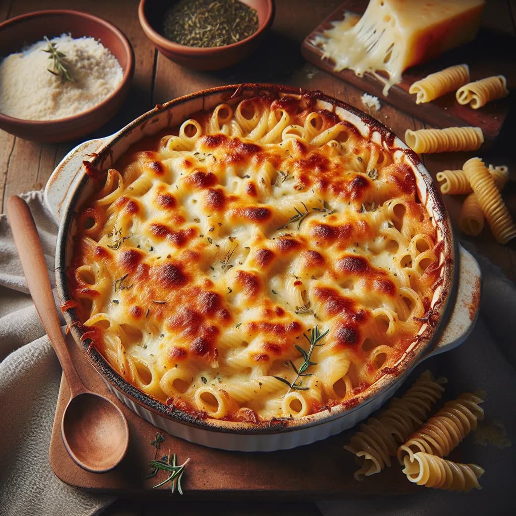 Gratin de Pâtes au Fromage