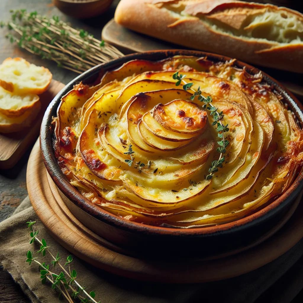 Gratin de Pommes de Terre et Fromage