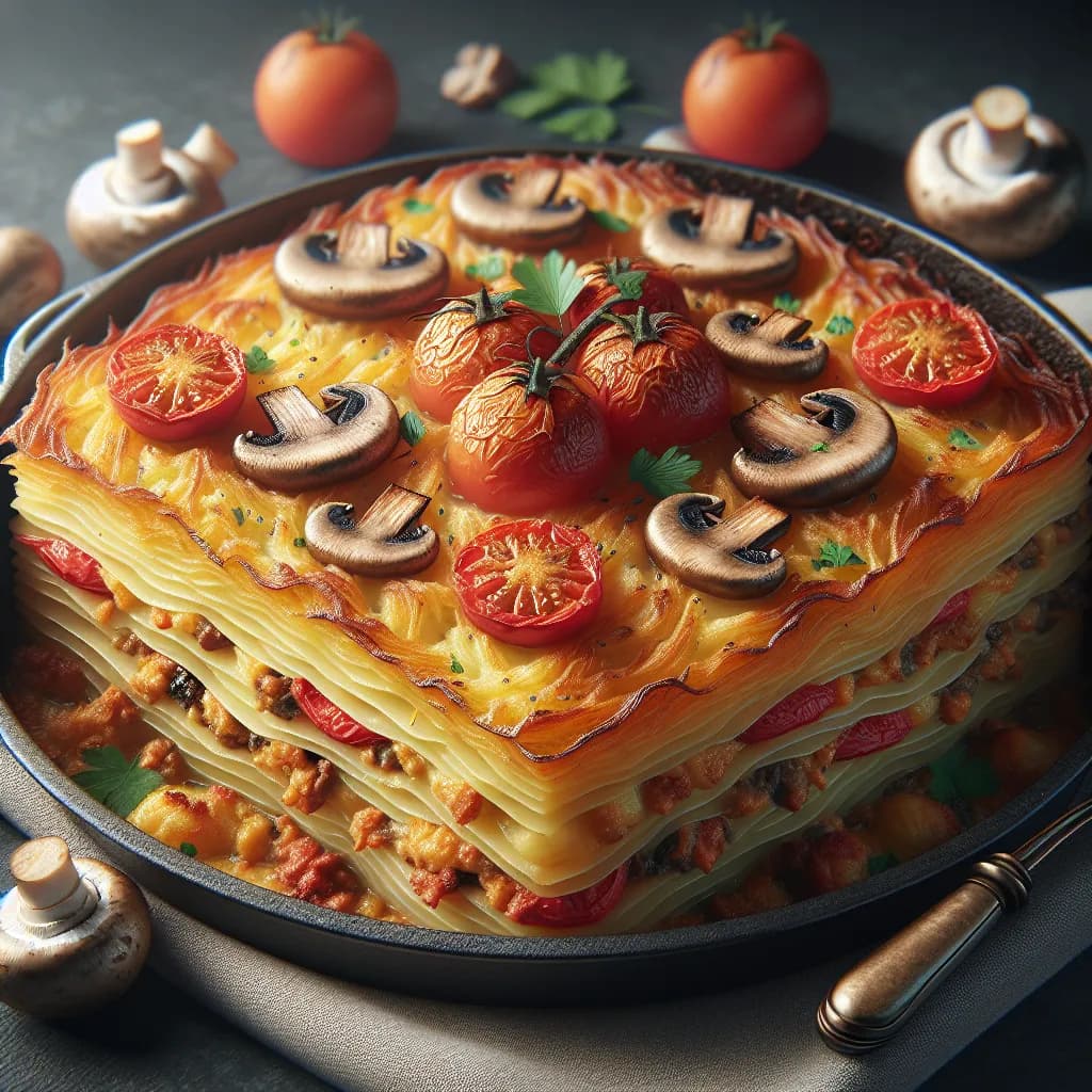 Gratin de Pommes de Terre et Viande Hachée