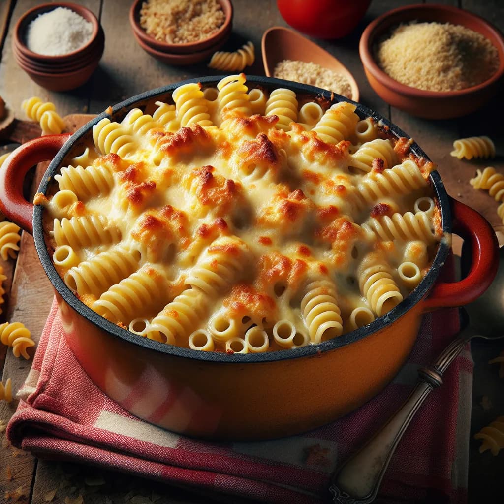 Gratin de pâtes au fromage