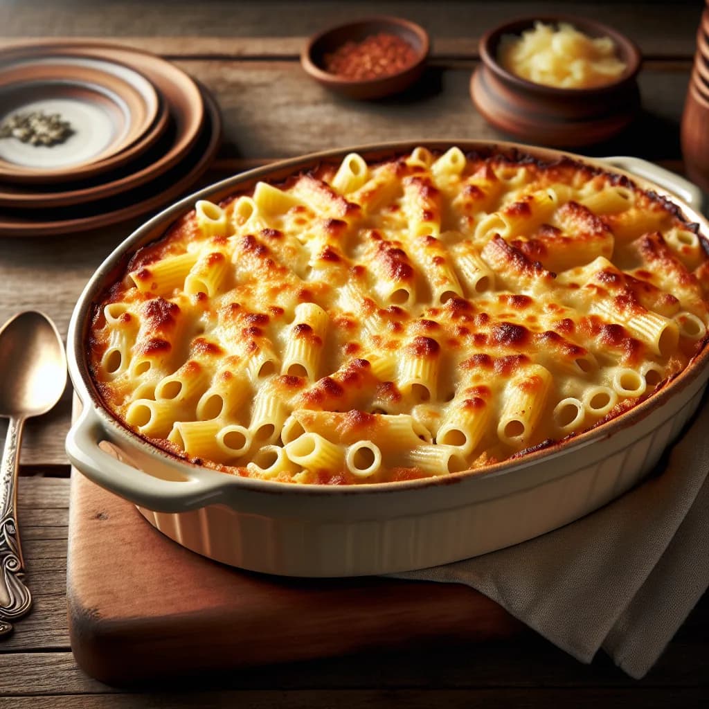 Gratin de pâtes classique