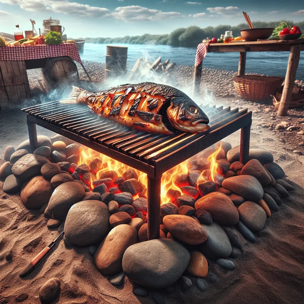 Gravel BBQ Fish