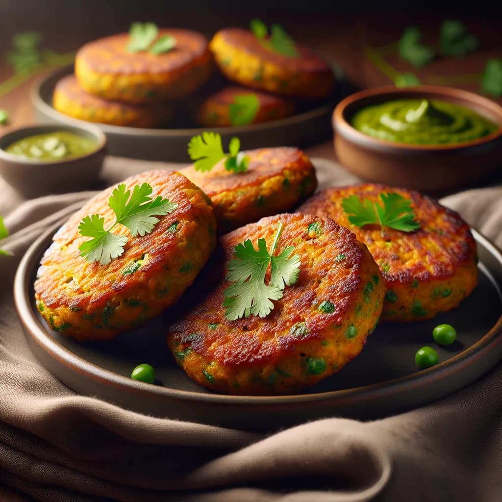 Green Gram Tikki