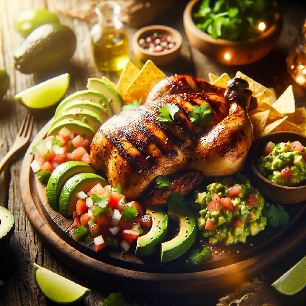 Grilled Chicken with Avocado Salsa