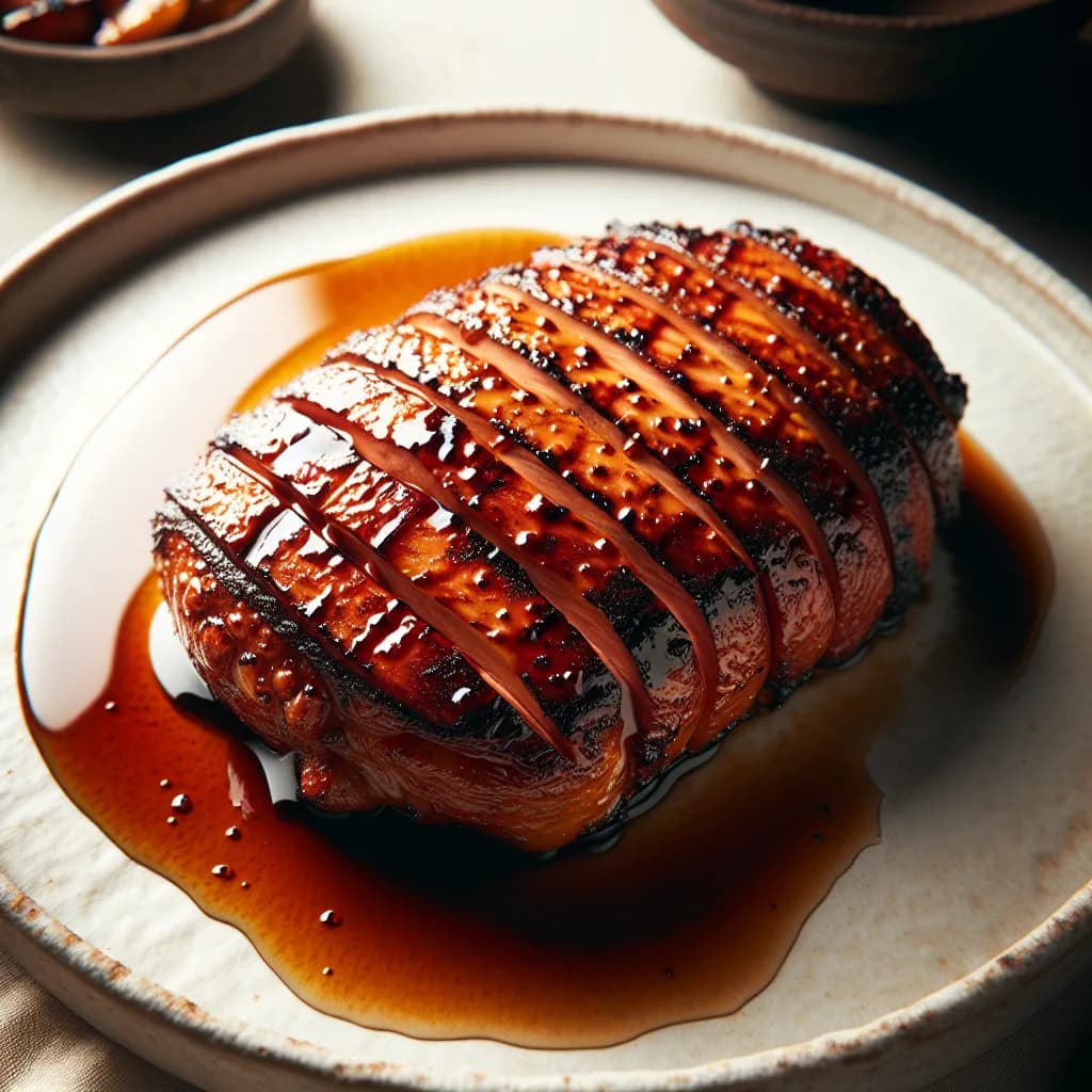 Grilled Duck Breast with Sake Glaze