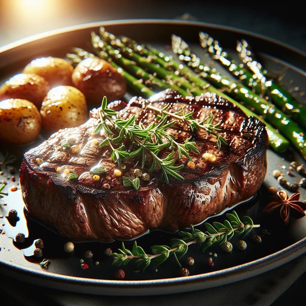 Grilled Herb Steak