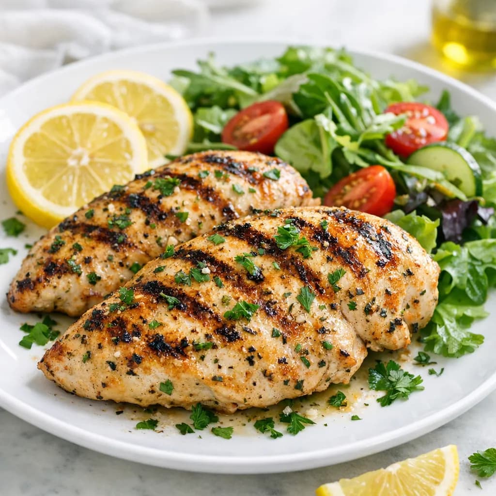 Grilled Lemon Herb Chicken Breast
