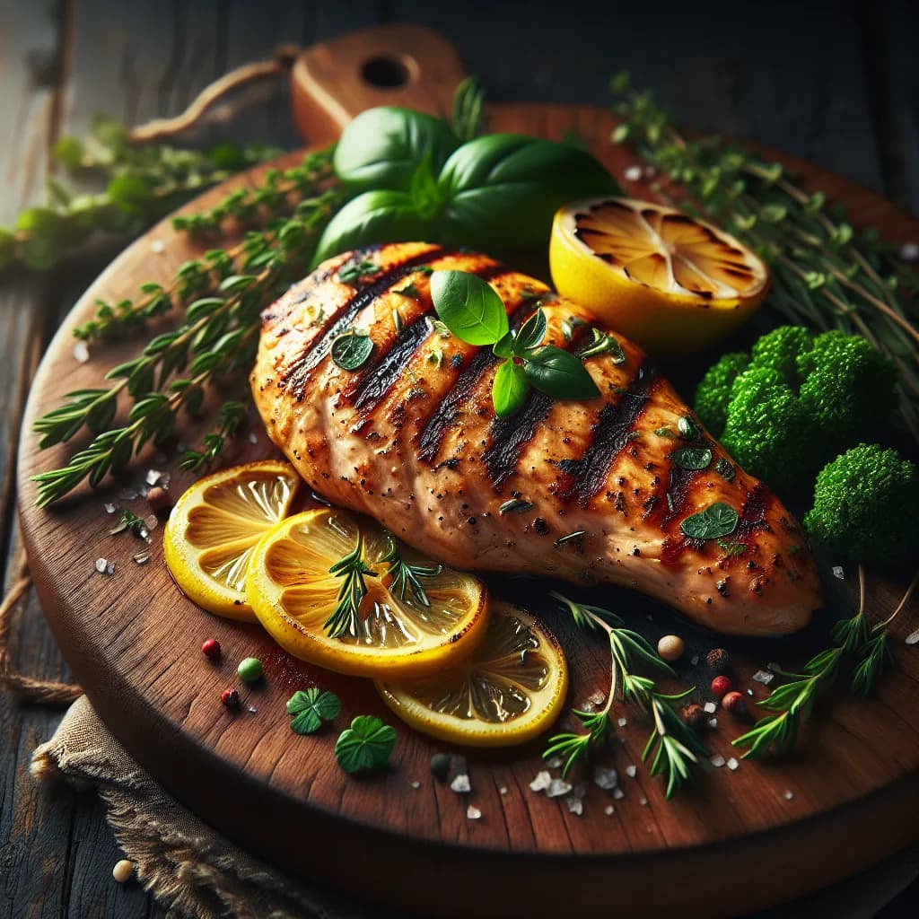 Grilled Lemon Herb Chicken