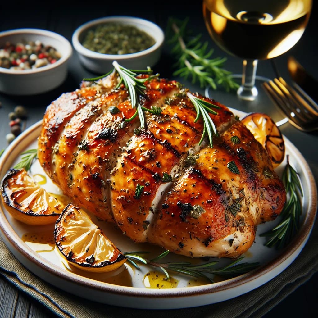 Grilled Lemon Herb Chicken