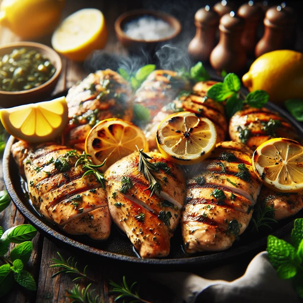 Grilled Lemon Herb Chicken