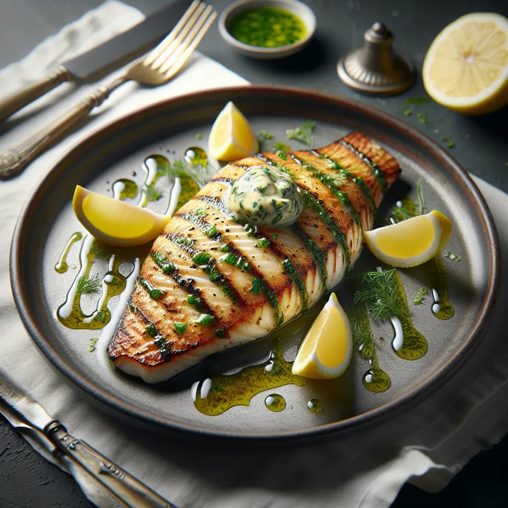 Grilled Tilapia with Herb Butter