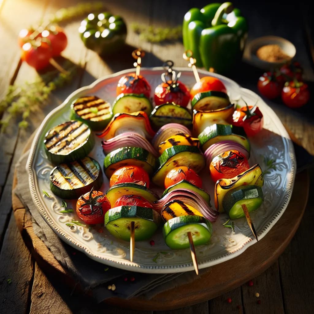 Grilled Vegetable Skewers