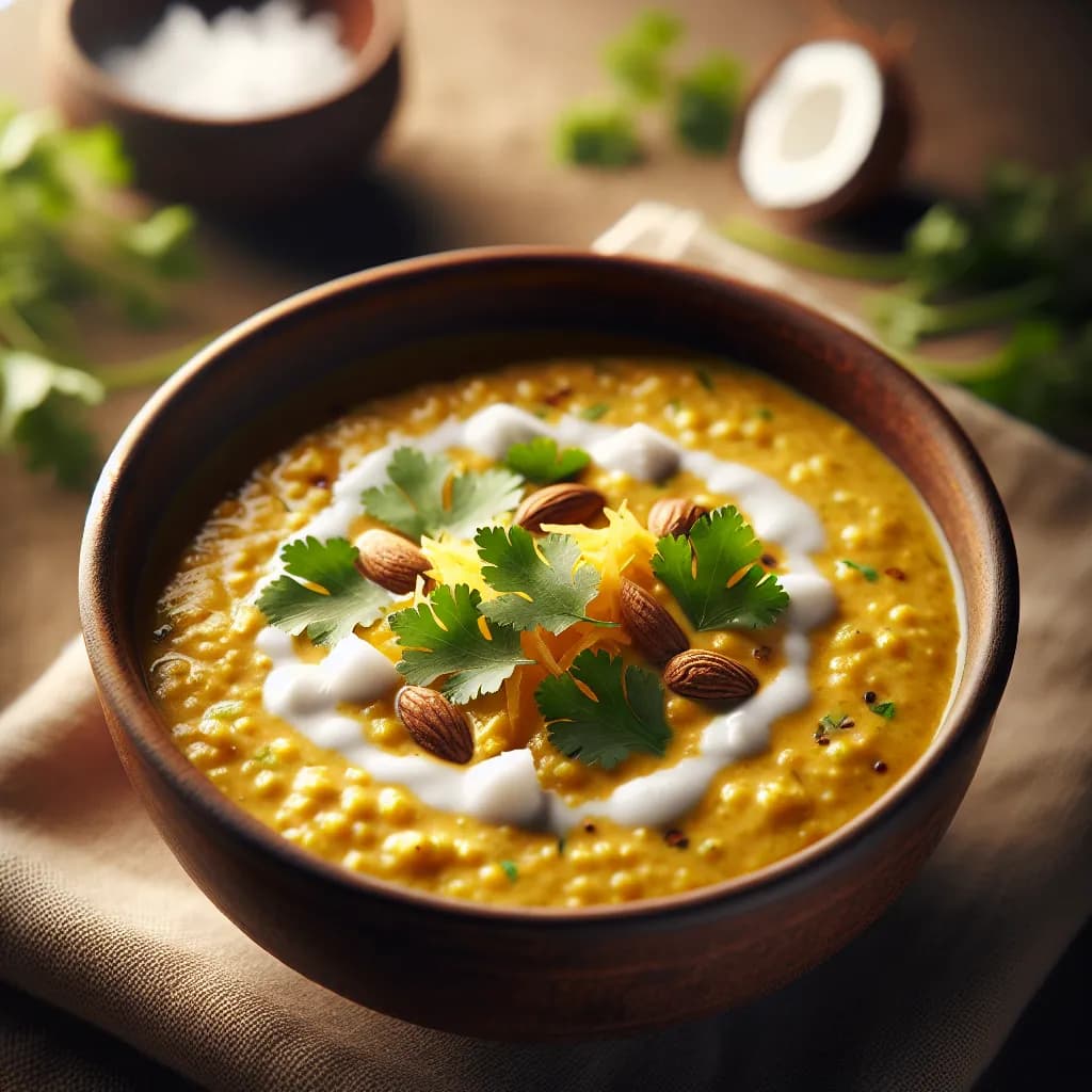 Gujarati Dal with Coconut