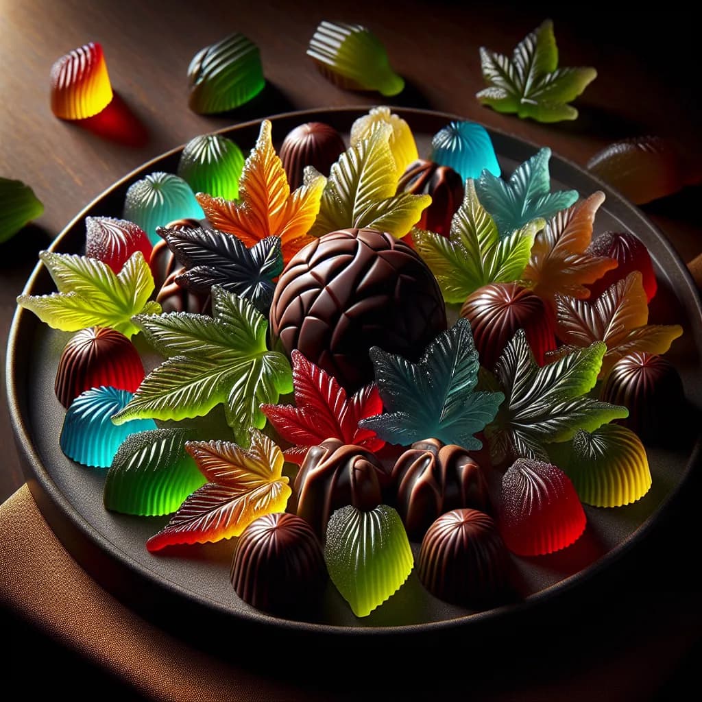 Gummy Leaf Chocolate Bliss