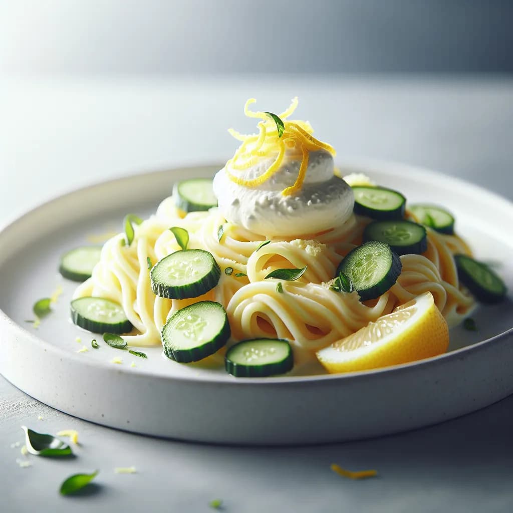 Gurken-Mascarpone-Pasta