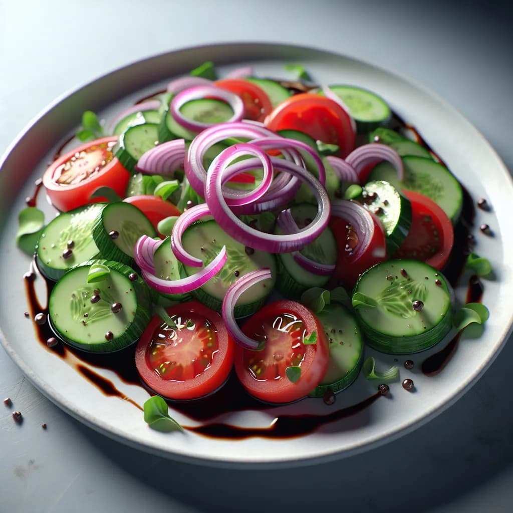 Gurken-Tomaten-Salat