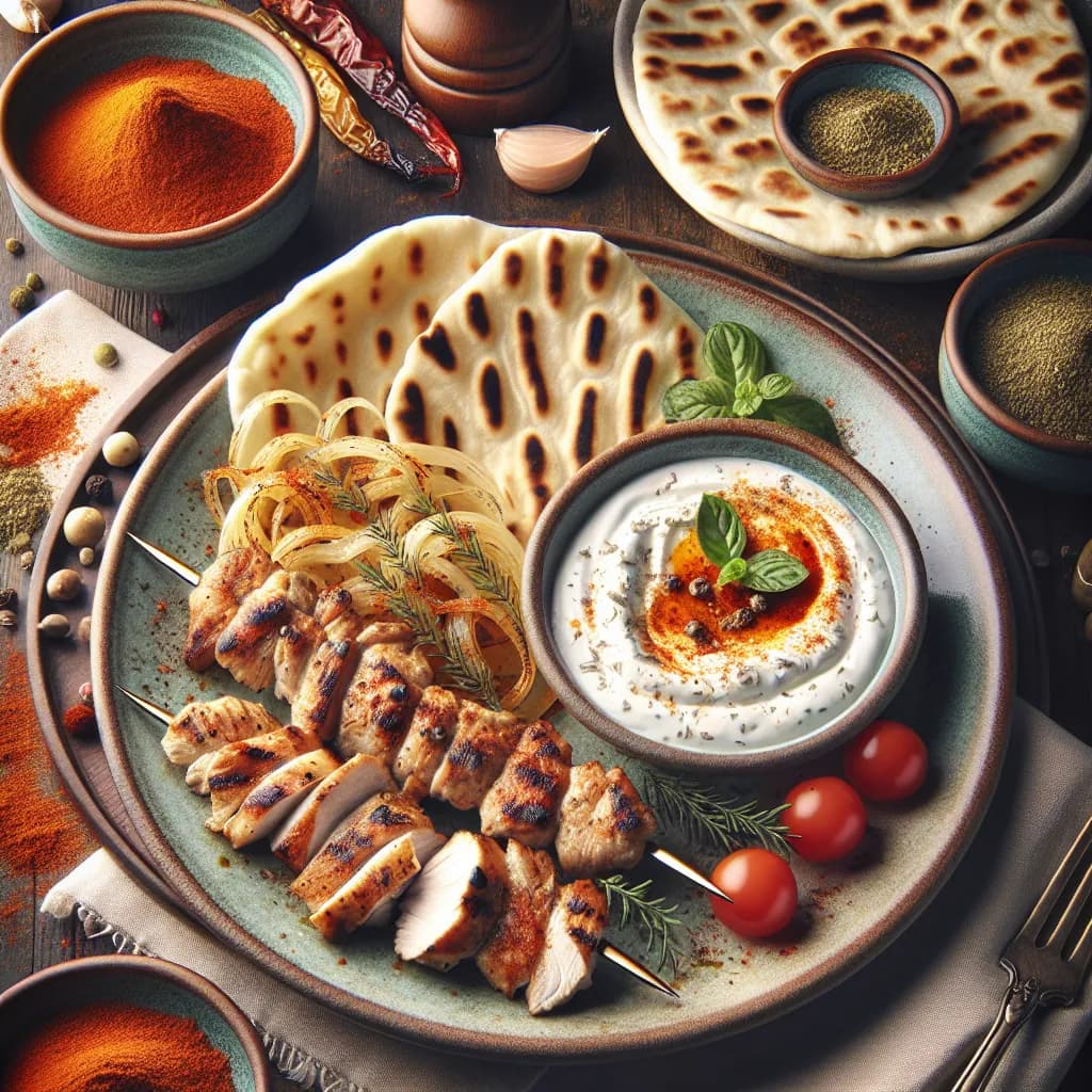 Hähnchen Iskender Kebab