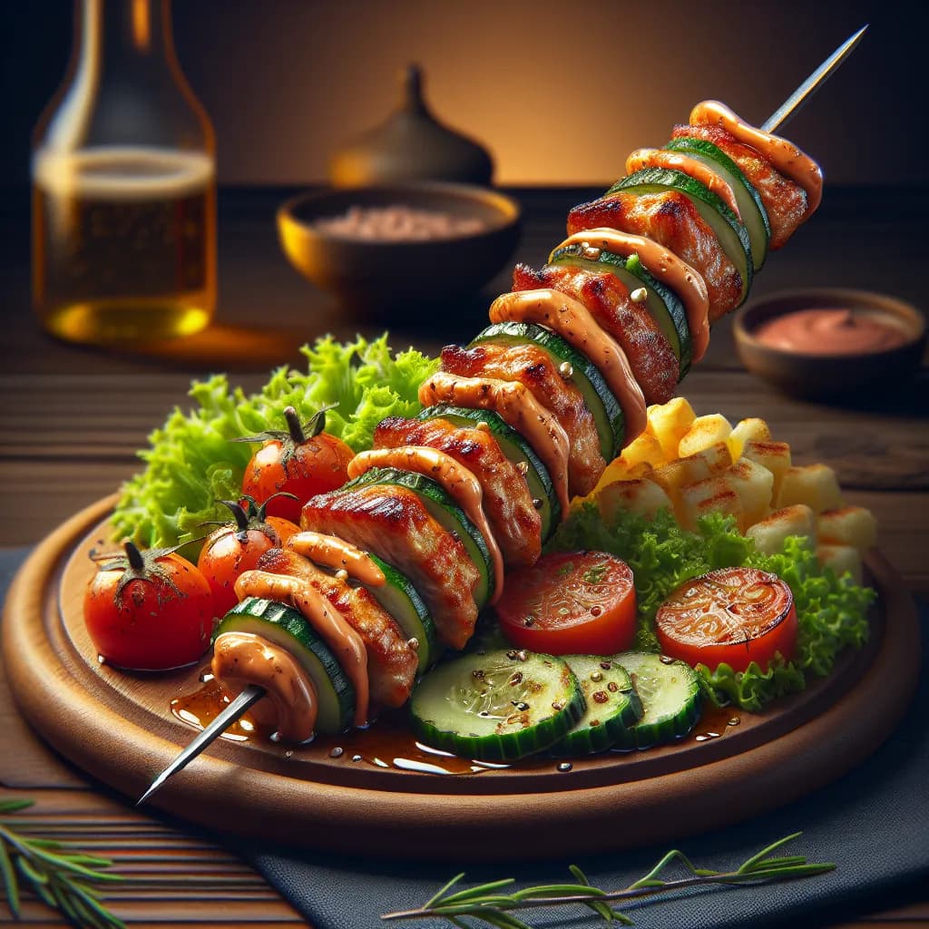 Hähnchen-Kebab