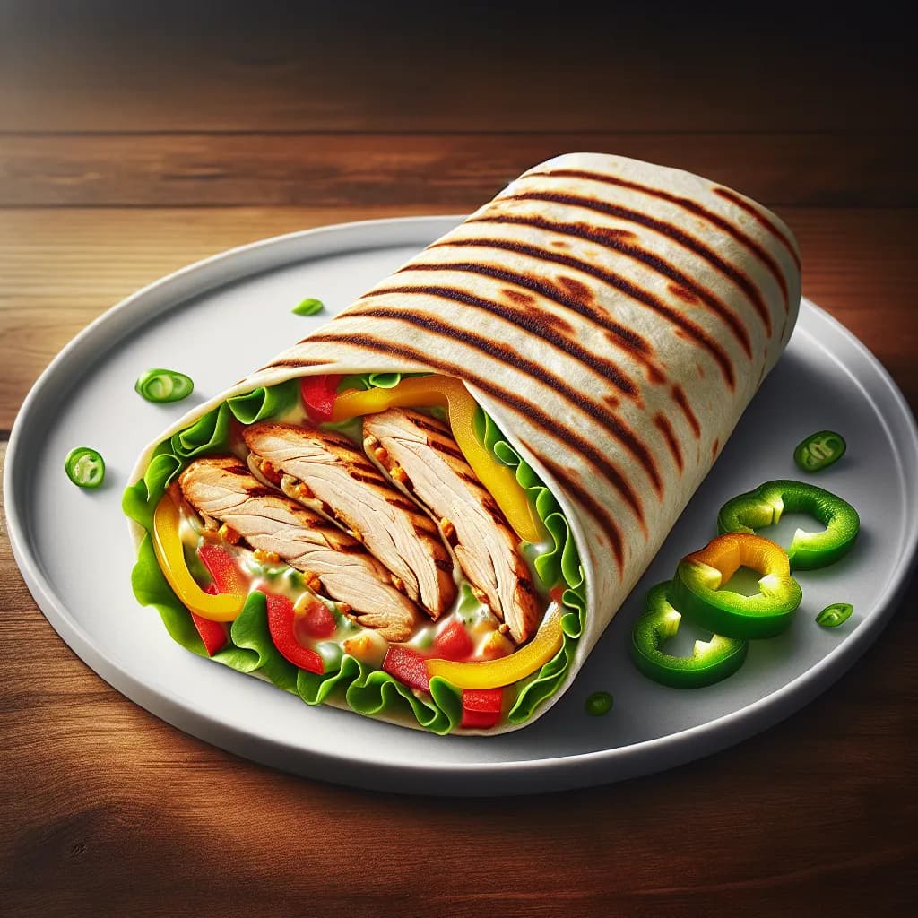 Hähnchen-Wrap