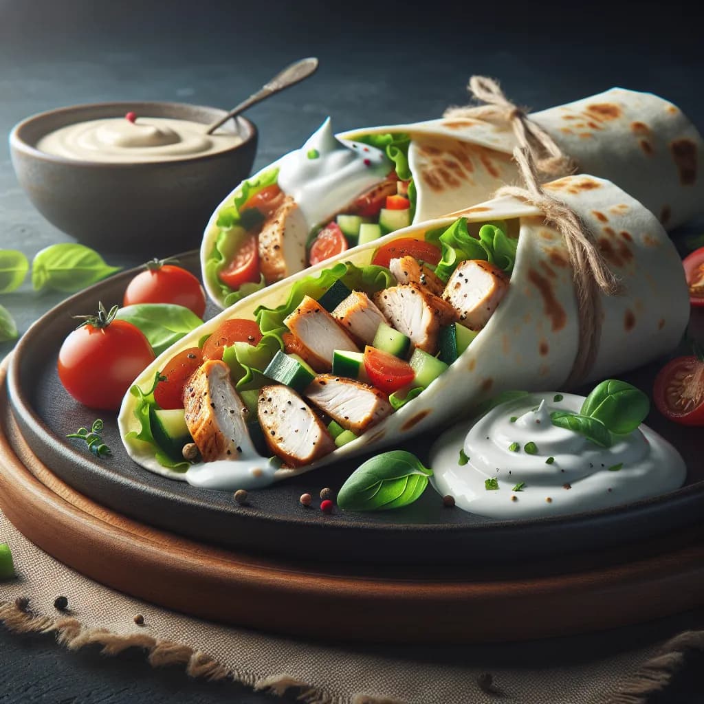 Hähnchen-Wraps