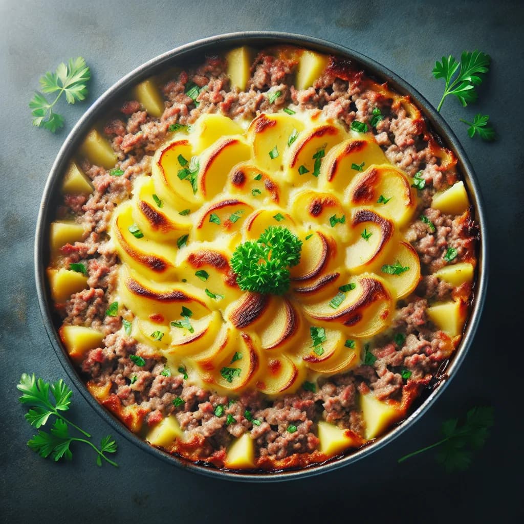 Hackfleisch-Kartoffel-Auflauf