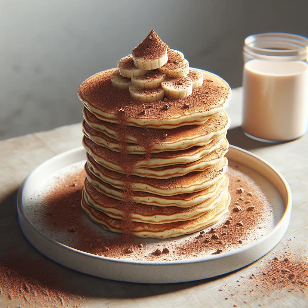 Haferflocken-Bananen-Pfannkuchen