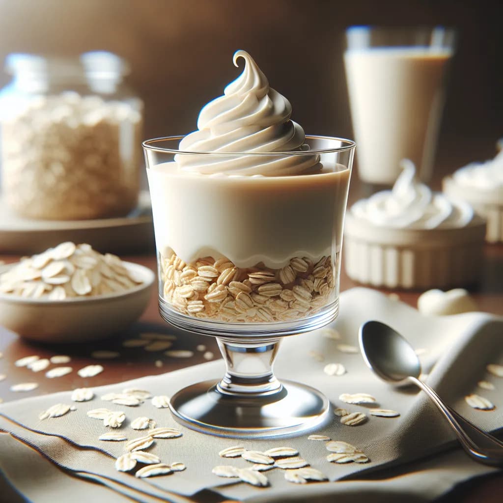 Haferflocken-Paradies Creme Dessert