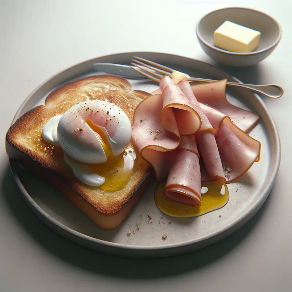Ham and Egg Toast