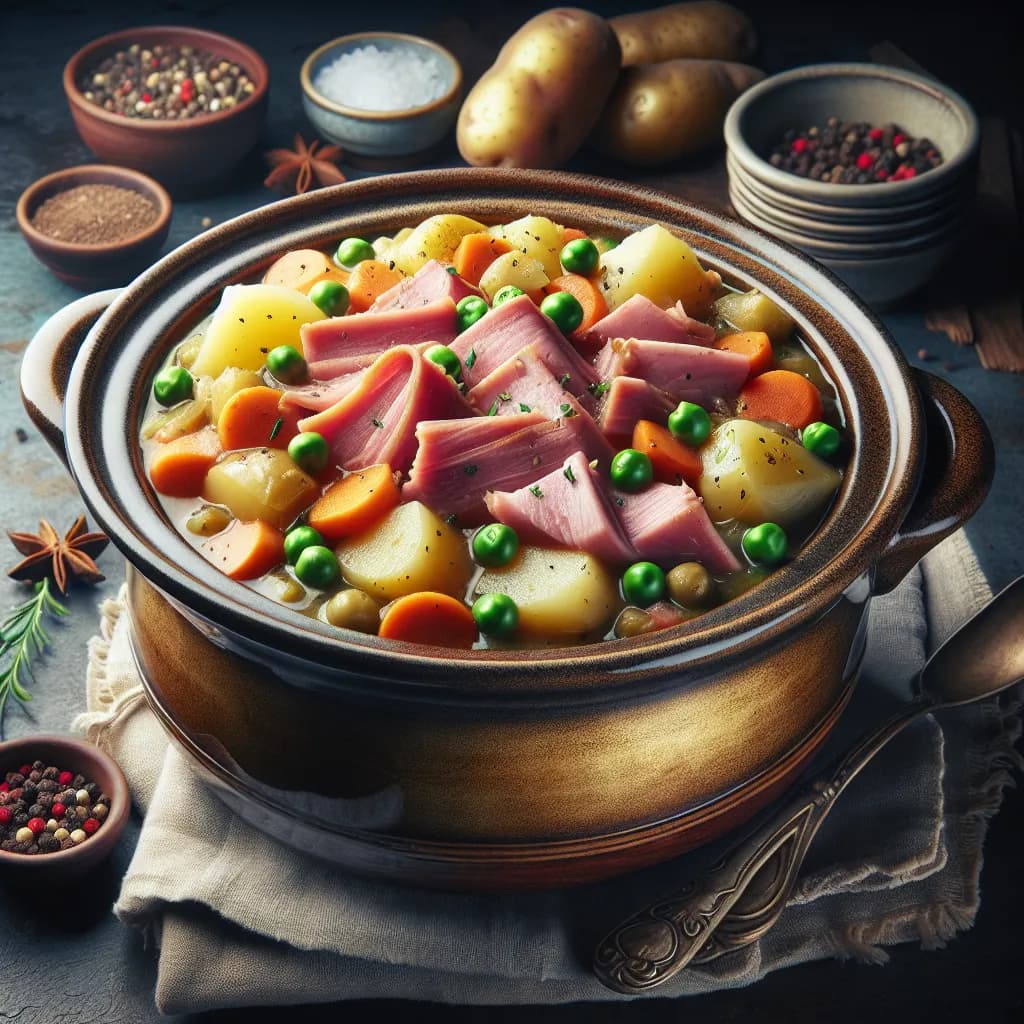 Ham and Potato Crockpot Stew