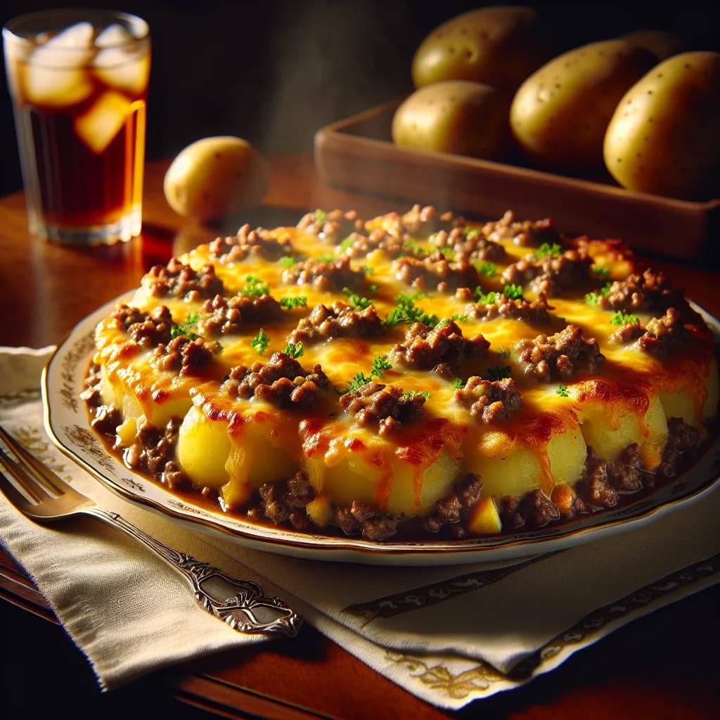 Hamburger Potato Casserole