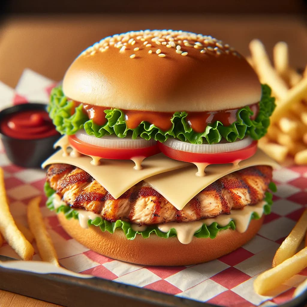 Hamburguesa de Pollo