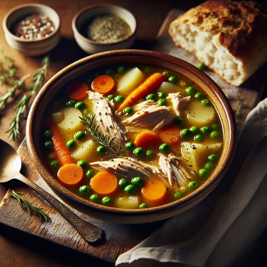 Hearty Chicken Vegetable Soup