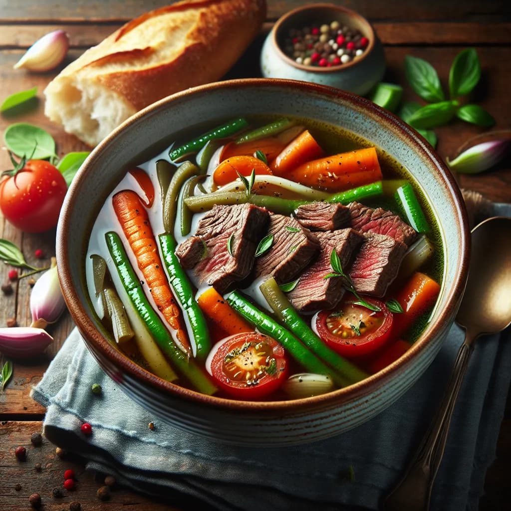 Hearty Steak and Vegetable Soup