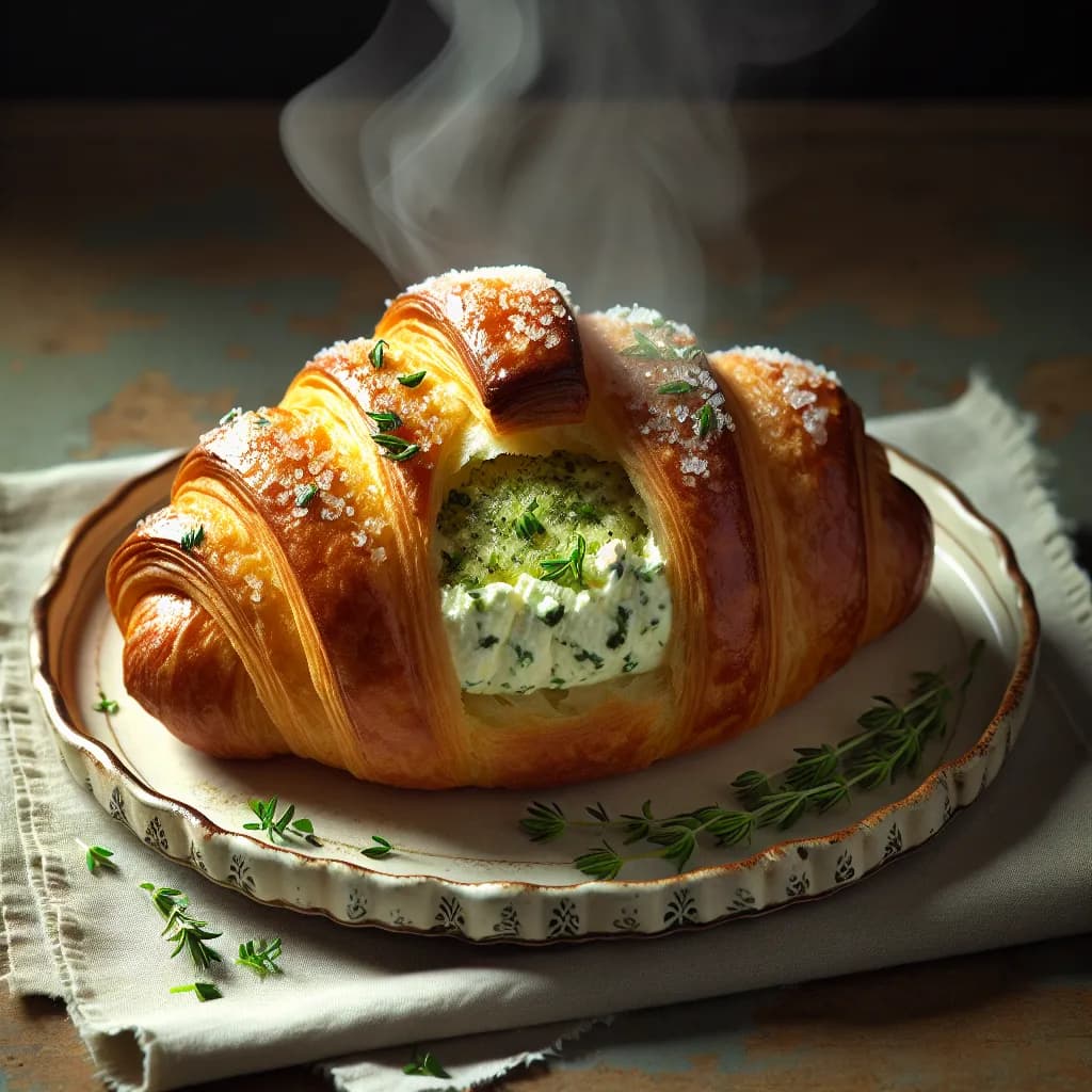 Herb and Ricotta Croissant