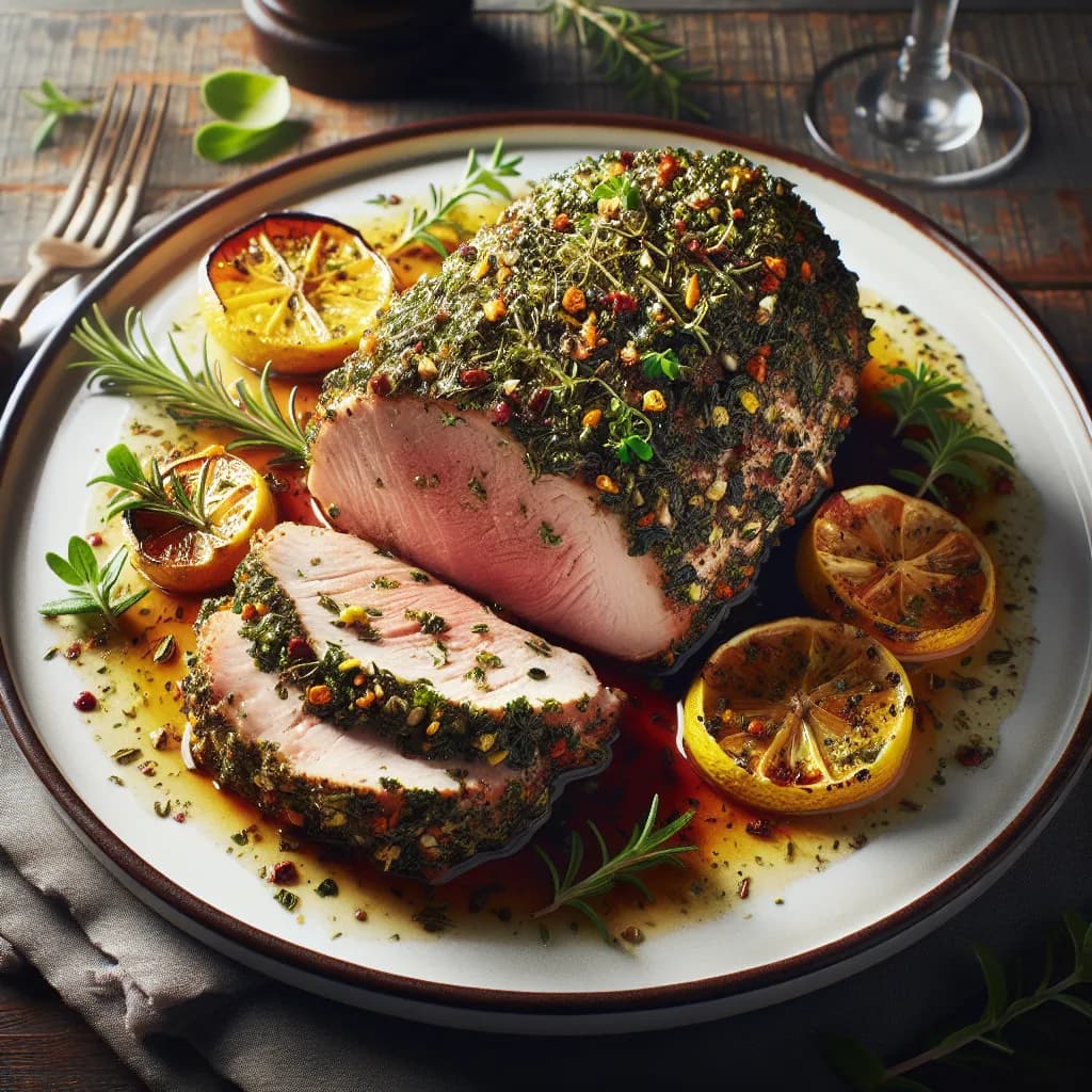 Herb-Crusted Pork Loin