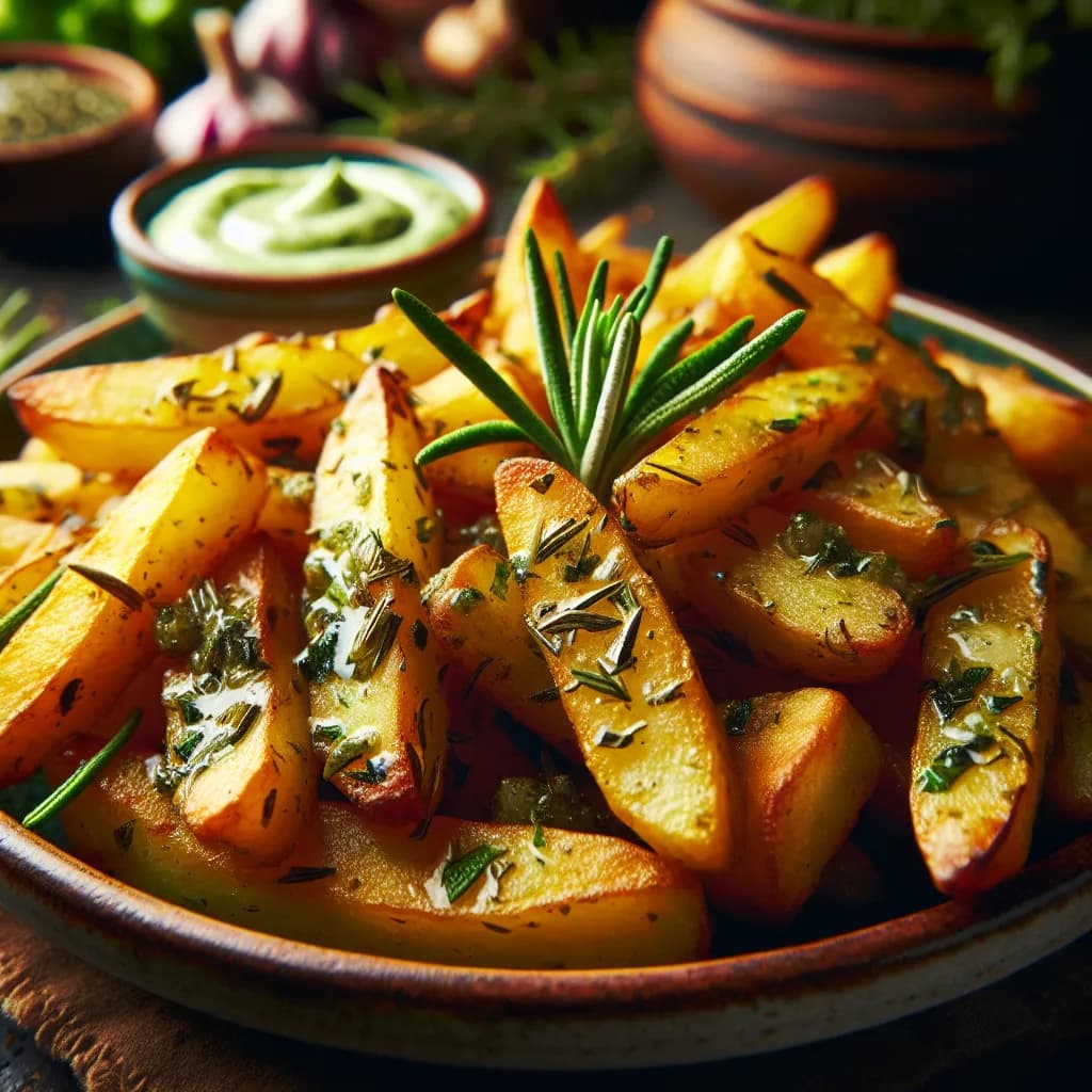 Herb-Infused Potato Fry