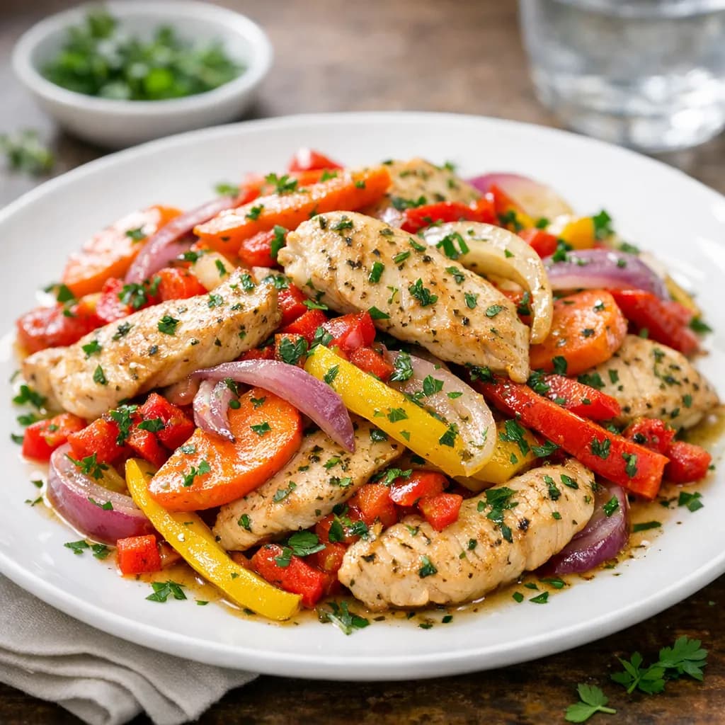 Herbed Chicken and Vegetable Stir-Fry