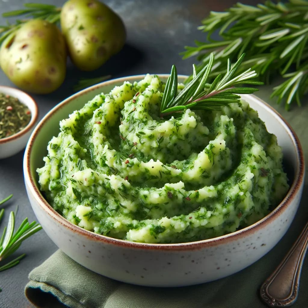 Herbed Green Potato Mash