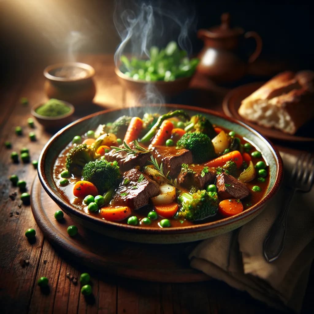 Herbed Steak and Vegetable Stew